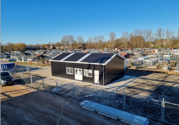 Bouwspeelplaats in aanbouw op de Broeckgouw
