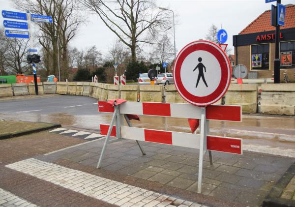 Wegwerkzaamheden bord