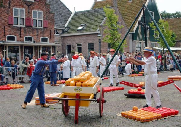 Kaasmarkt in Edam