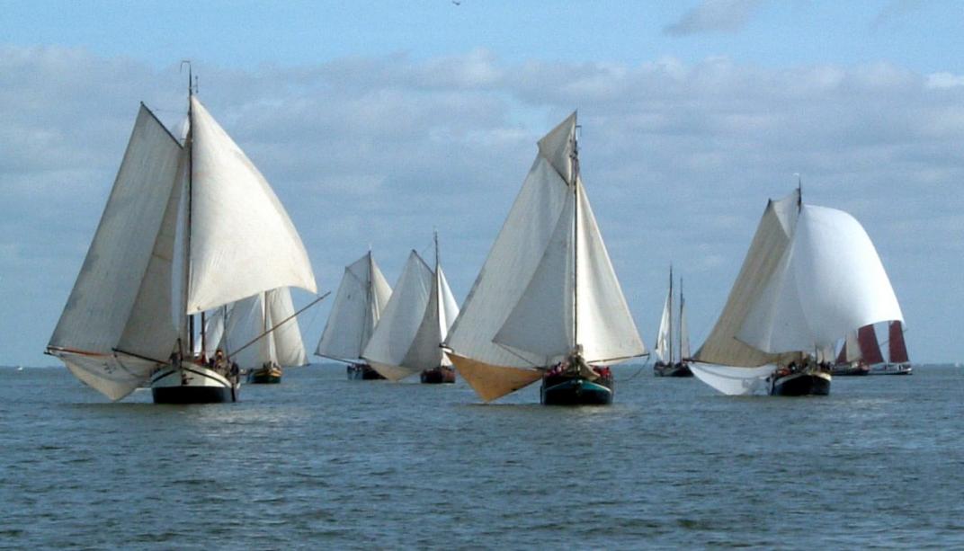 Zeilboten tijden de Pieperrace
