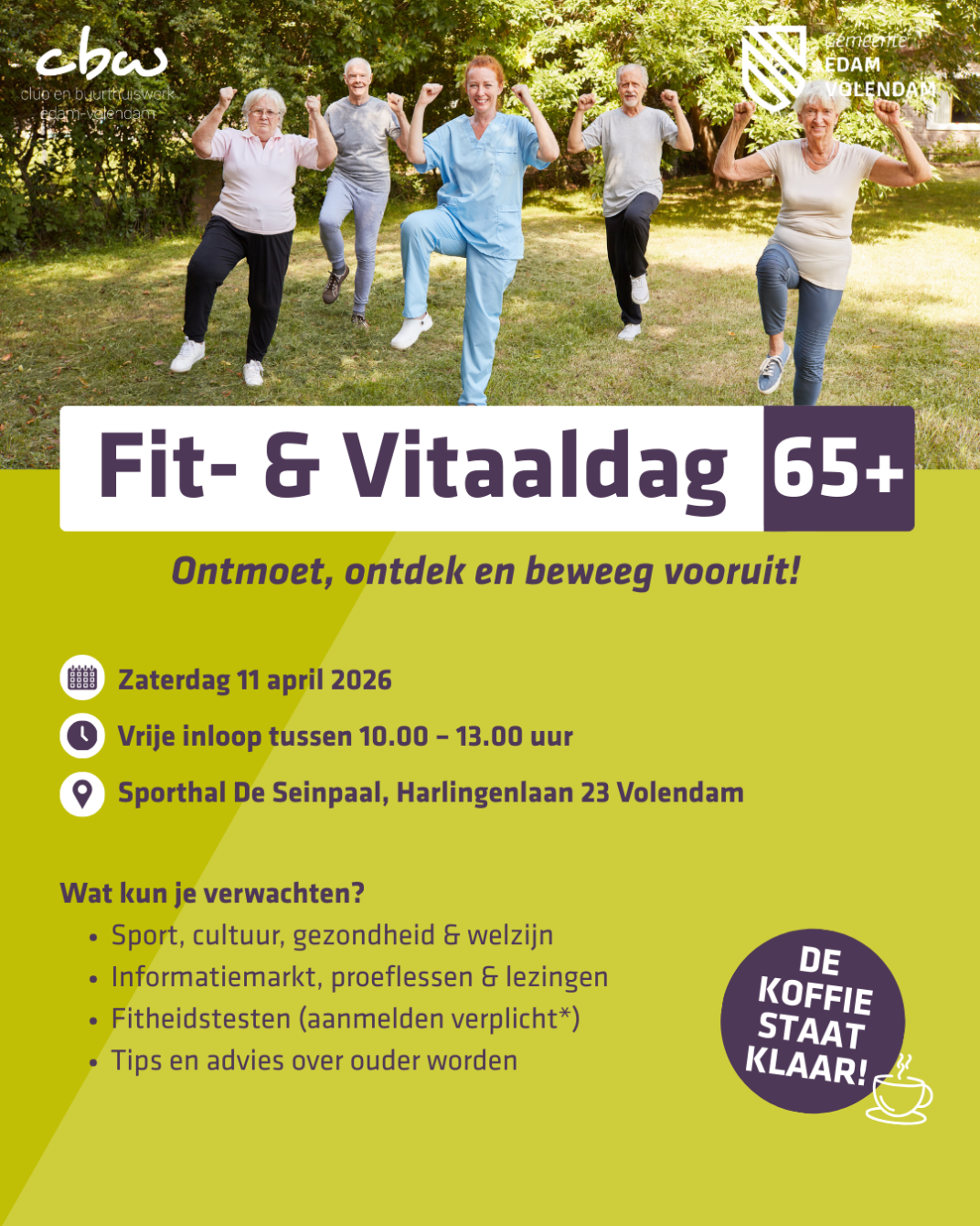 Fit en Vitaaldag poster