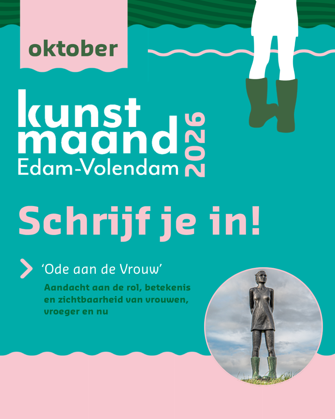 Kunstmaand poster