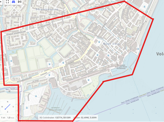 Plattegrond Volendam