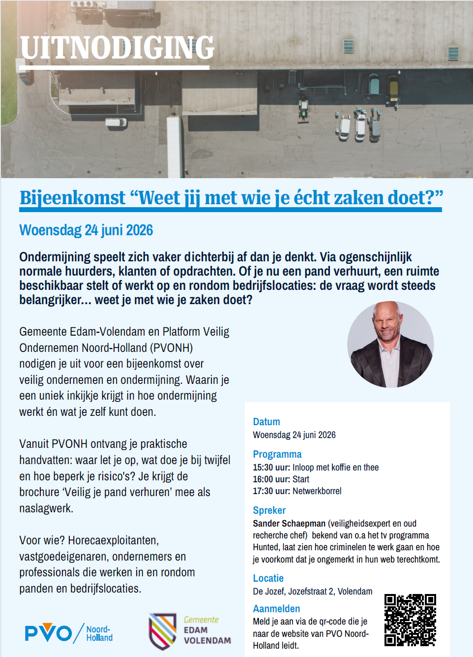 Flyer Weet jij met wie je echt zaken doet?