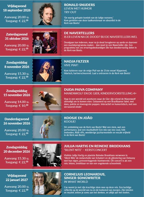 cultuurprogramma beets