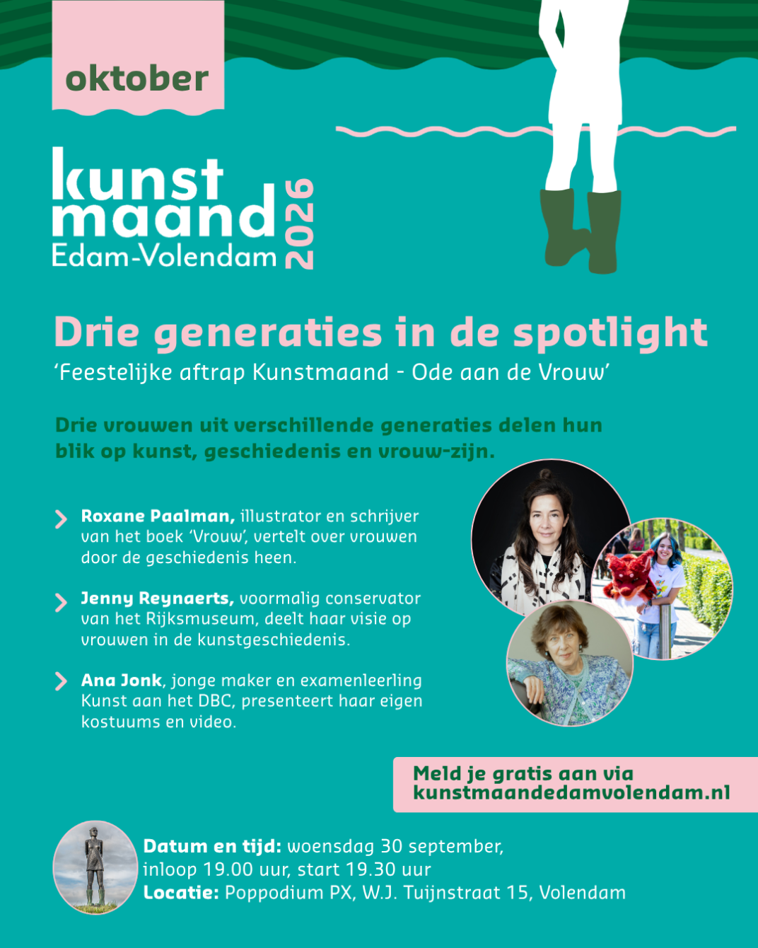 Kunstmaand opening Poster