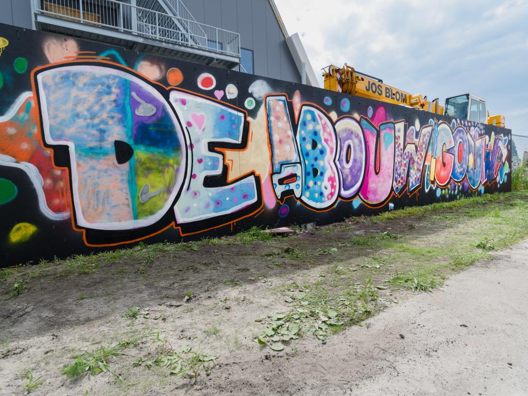 De Bouwgouw in graffiti 