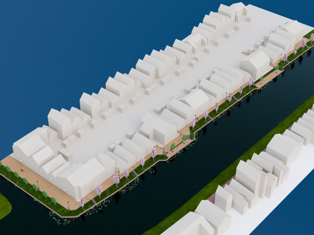 Baandervesting visual 4, bovenaanzicht