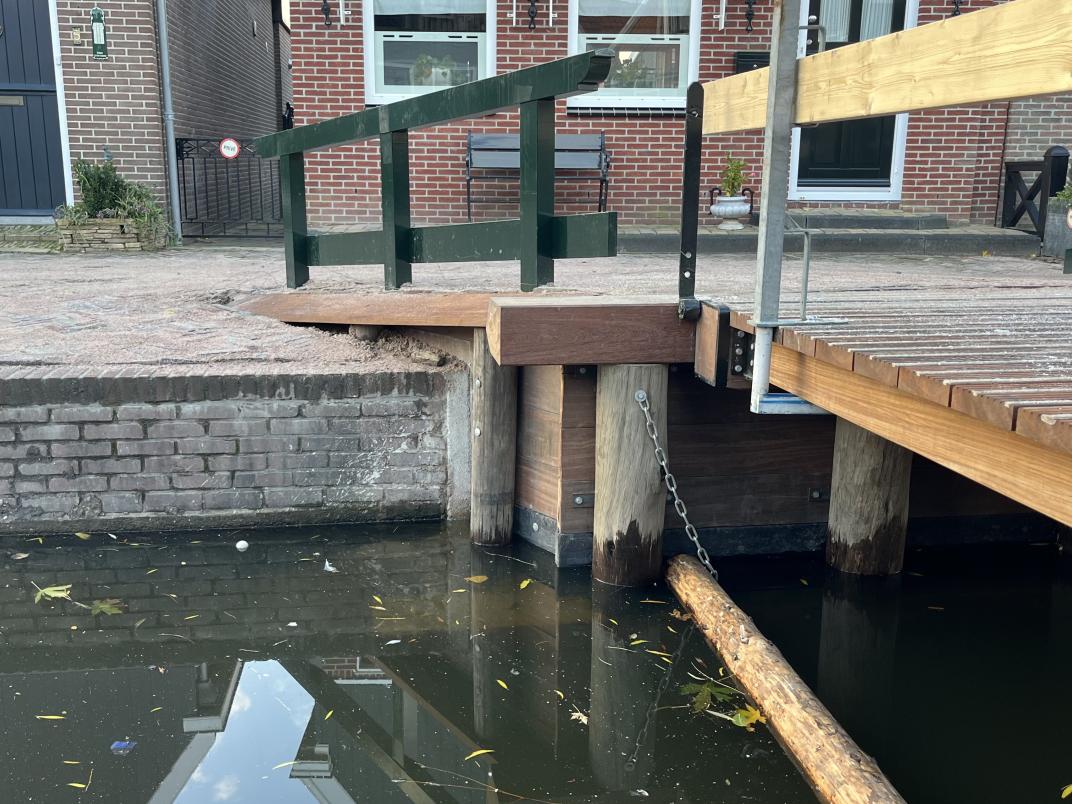 blauwe brug kade
