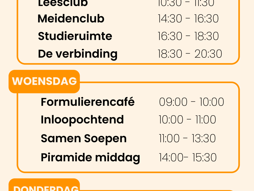 Agenda singelwijk