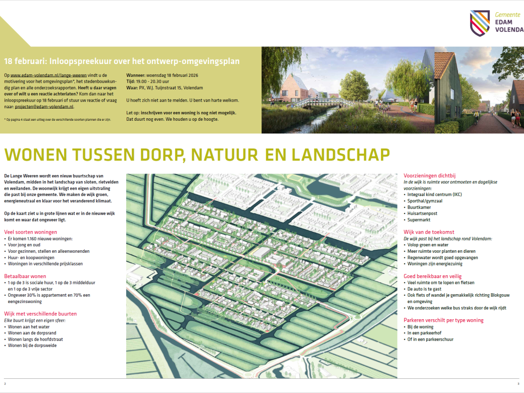 Nieuwsbrief De Lange Weeren