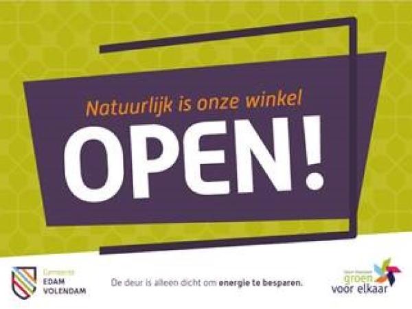 Bord natuurlijk is onze winkel open